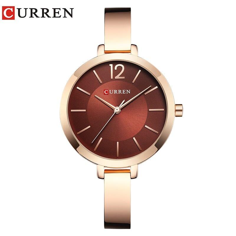 Relógio Feminino Curren Elegancy + Frete Grátis N24 Sloma Shop 