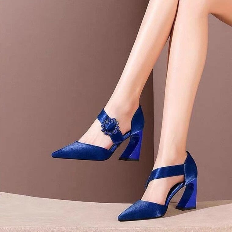 Sapato Lunna Calçados® Vicentini 0 Sloma Shop Azul 33 